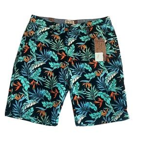 Hudson & Barrow Men’s Topical Floral Bermuda Shorts